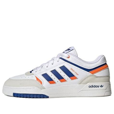 adidas drop step low white